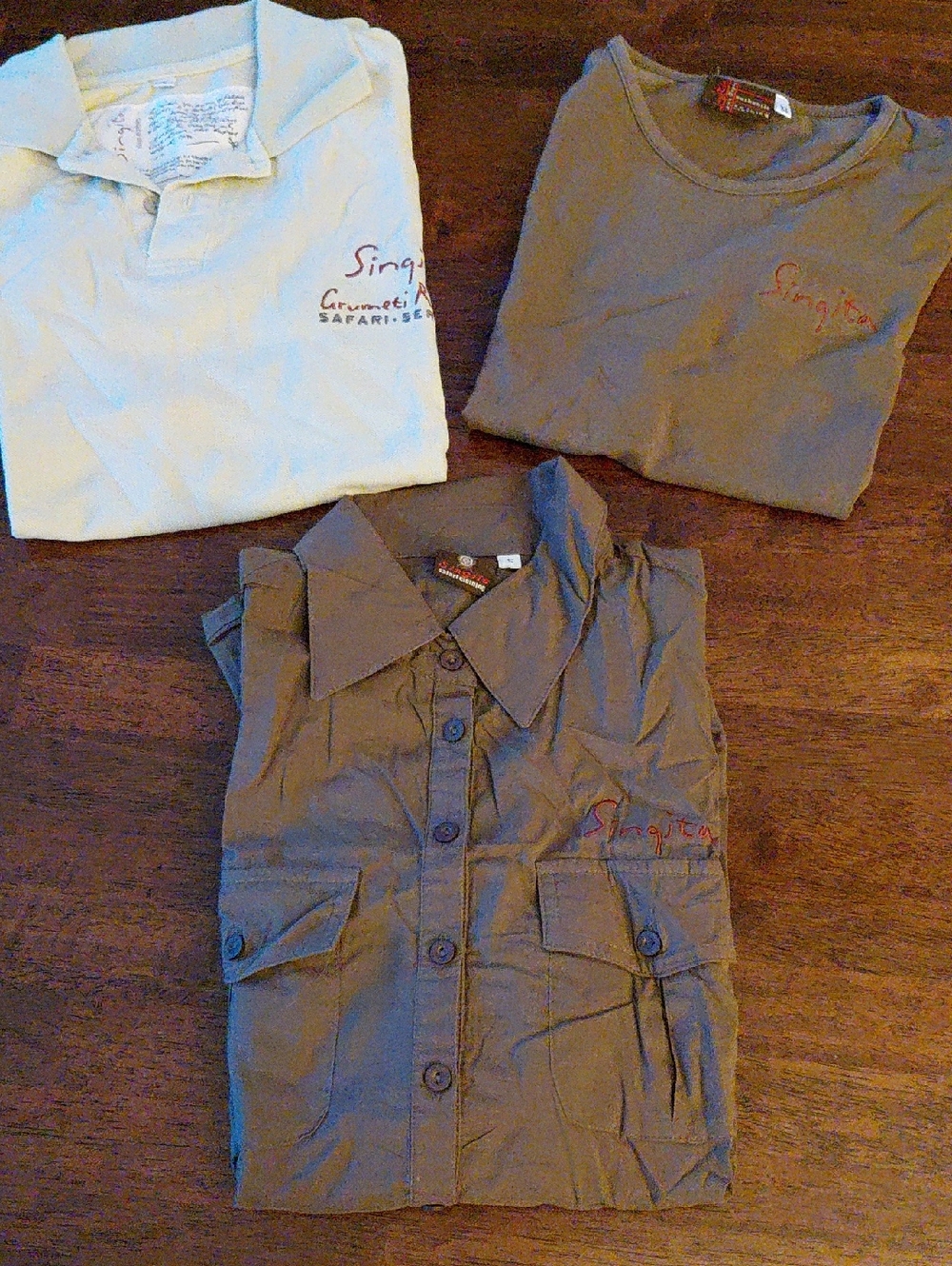 Olive Green Button-Front Safari Shirt - Women